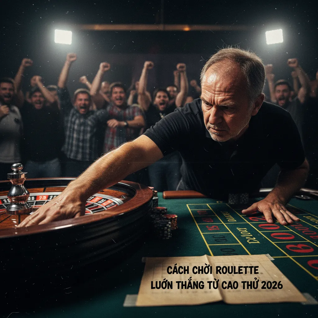 Các chip cược đặt trên bàn Roulette